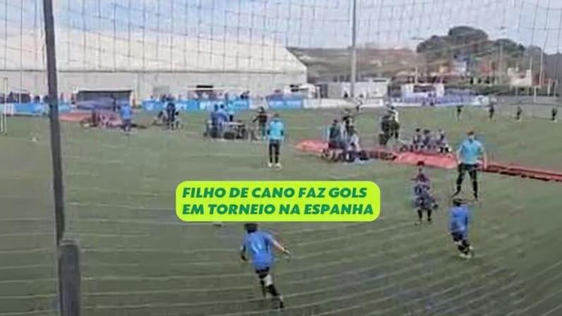 Filho de Cano, do Fluminense, faz gols e dá assistência em torneio na Espanha