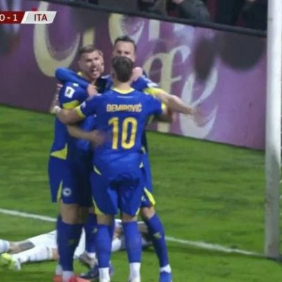 Bósnia e Herzegovina vence Itália na repescagem e avança às eliminatórias