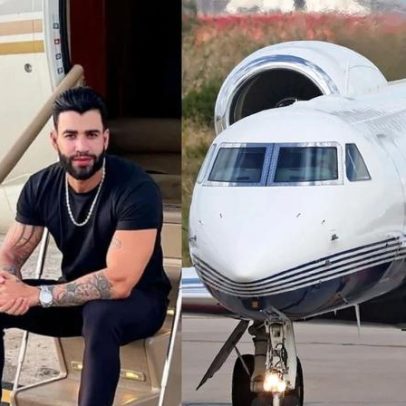 Avião de Gusttavo Lima avaliado em R$ 250 milhões tem espaço para 19 passageiros