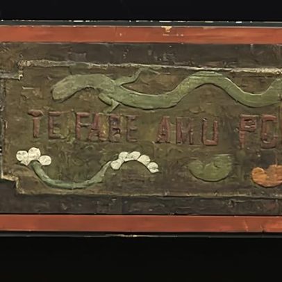 Escultura nua obscura de Gauguin será revelada na íntegra após doação ao museu