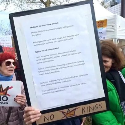 França sedia marcha No Kings enquanto protestos anti-Trump se espalham