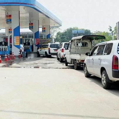 Escassez de combustível gera longas filas na capital de Myanmar