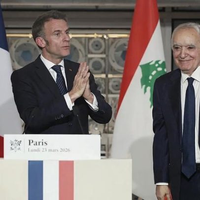 Macron abre exposição libanesa em Paris e adverte Israel sobre ocupação