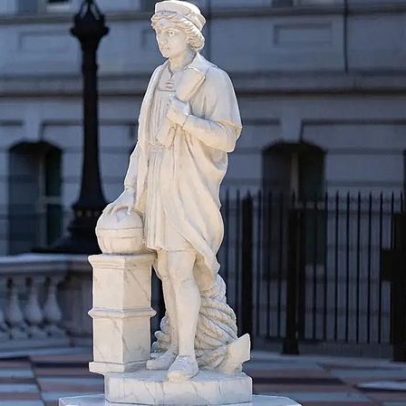 Casa Branca ergue estátua de Colombo, reacende debate sobre herói explorador