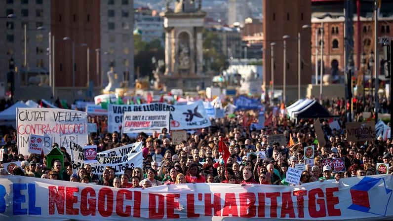 Spain Housing Protest