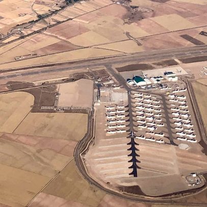 Aeroporto de Teruel, Espanha, vira hub global para aeronaves imobilizadas