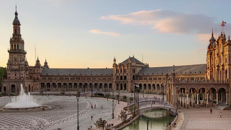 Monumental Plaza de España in Seville