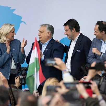Líderes nacionalistas europeus apoiam Orban antes das eleições