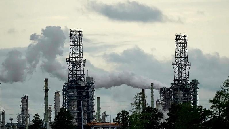 Oil refinery file photo