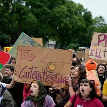 Portugal: estudantes protestam por melhores condições e contra mensalidades