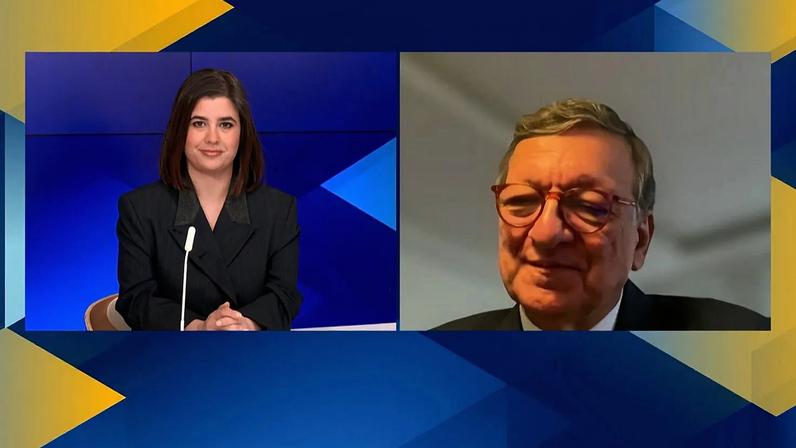 Maria Tadeo, Euronews & José Manuel Barroso, Former European Commission President