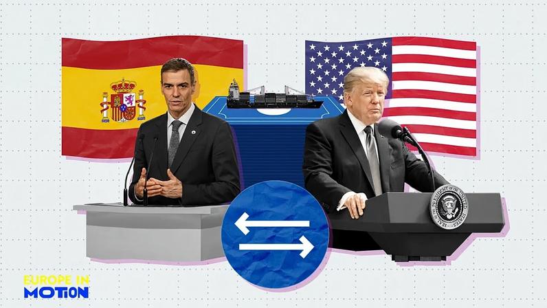 How reliant is Spain on trade with the US?