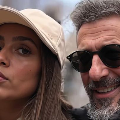 Marcos Mion visita a filha em Nova York