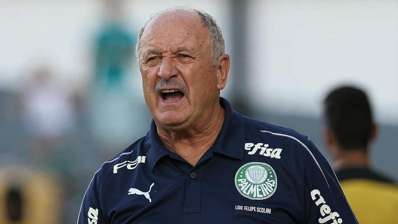 Felipão quando era técnico do Palmeiras em 2019