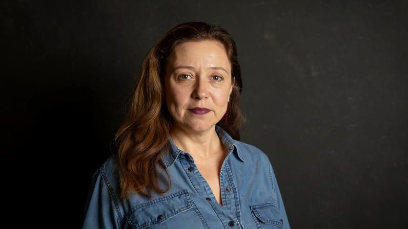Atriz Marisa Orth no Teatro Tuca, em São Paulo