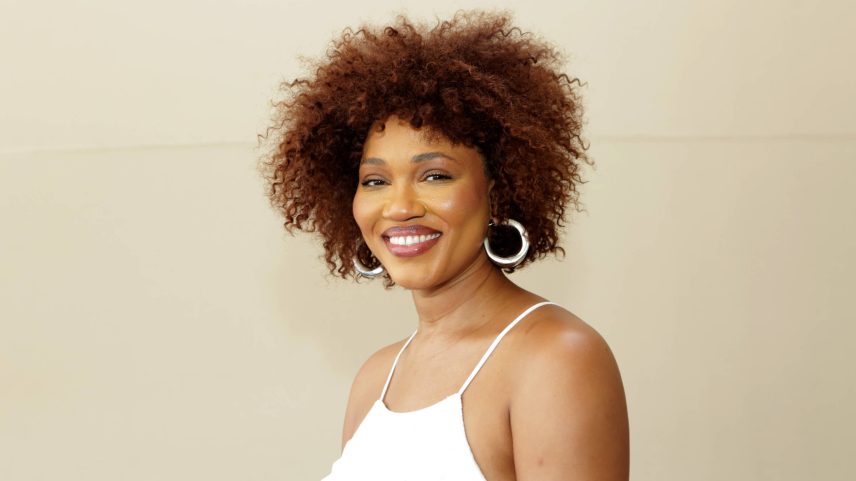 A cantora Luedji Luna durante o Festival Nova Brasil 25 Anos