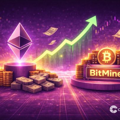 Preço do Ethereum e ações da BitMine sobem 10% após nova compra da Tesouraria
