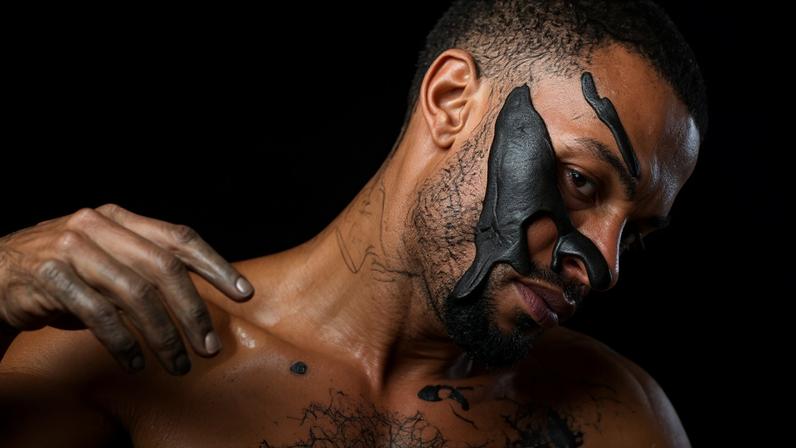 Cena de 'Puff', investigação teatral que dialoga com danças urbanas e populares brasileiras