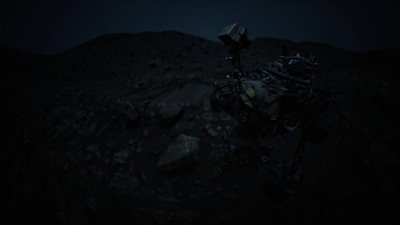 O rover Perseverance, da Nasa, em Marte
