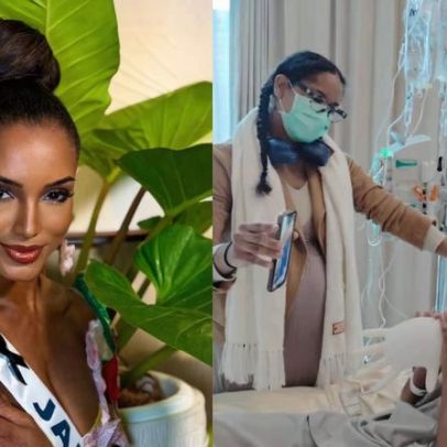 Miss Jamaica recebe alta quatro meses após queda grave no Miss Universo