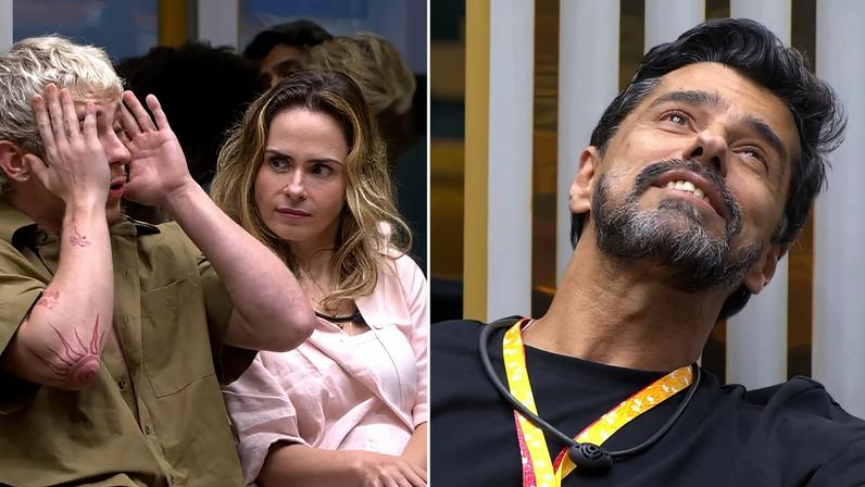 Juliano Floss, Ana Paula Renault e Alberto Cowboy discutem no BBB 26