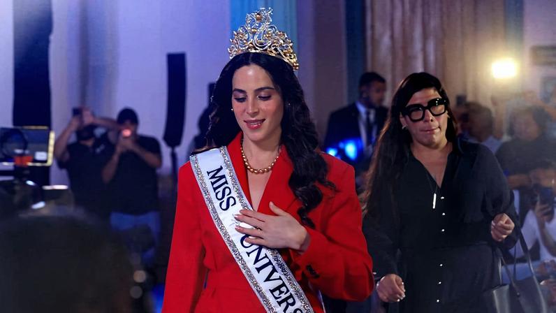 A mexicana Fátima Bosch, Miss Universo 2025, em El Salvador