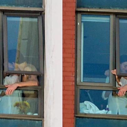 Bruna Marquezine e Shawn Mendes são vistos se beijando em janela de apartamento