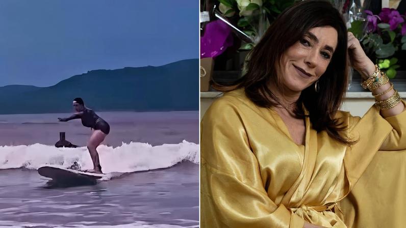 Christiane Torloni estreia no surfe