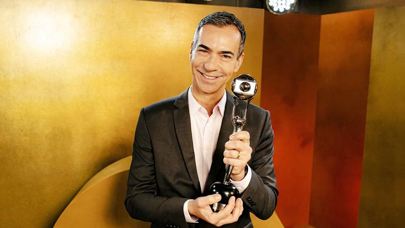 César Tralli, campeão da categoria jornalismo no Melhores do Ano 2025