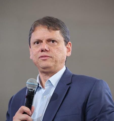 O governador de São Paulo, Tarcísio de Freitas (Republicanos)