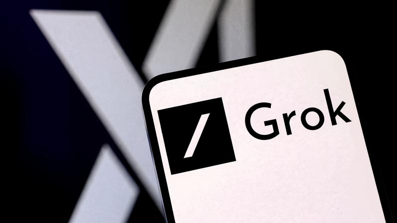 Grok, inteligência artificial criada por Elon Musk — Foto: REUTERS/Dado Ruvic/Illustration