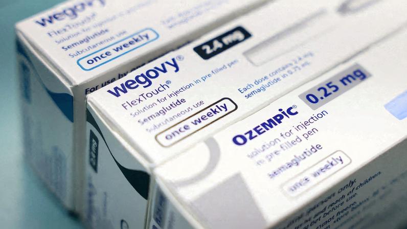 FILE PHOTO: Boxes of Ozempic and Wegovy made by Novo Nordisk are seen at a pharmacy in London, Britain March 8, 2024. Reuters/Hollie Adams/Proibida reprodução