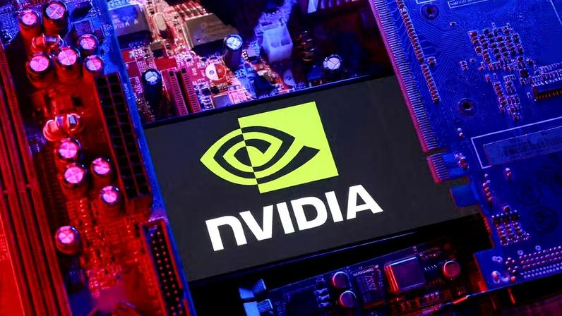 Ilustração mostra o logotipo da NVIDIA. — Foto: REUTERS/Dado Ruvic/Ilustração