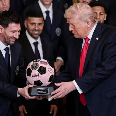 Messi e Inter Miami visitam Donald Trump na Casa Branca
