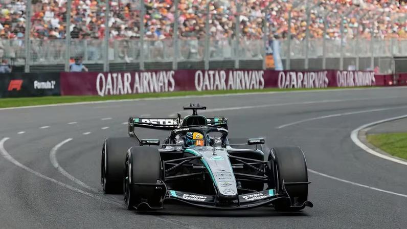 George Russell no GP da Austrália de F1 — Foto: Mark Peterson/Reuters