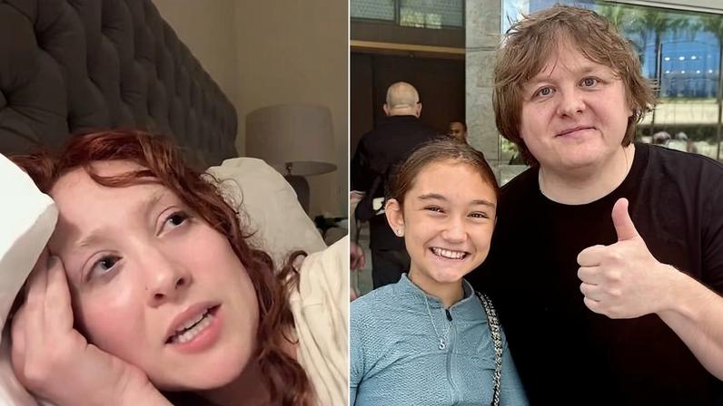 Após confusão com Chappell Roan, Ada vai ao Lollapalooza e tira foto com Lewis Capaldi — Foto: Reprodução/Instagram