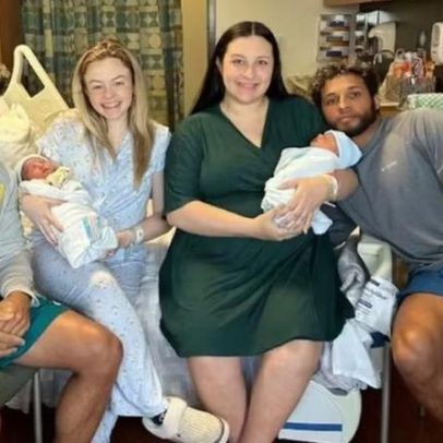 Gêmeos idênticos dão à luz no mesmo dia e no mesmo hospital