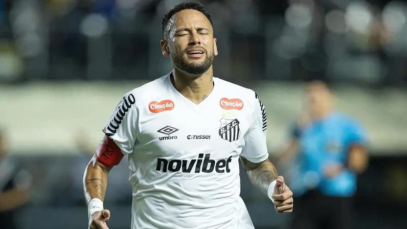 Neymar em Santos x Vasco (Foto: LEO BARRILARI/Gazeta Press)
