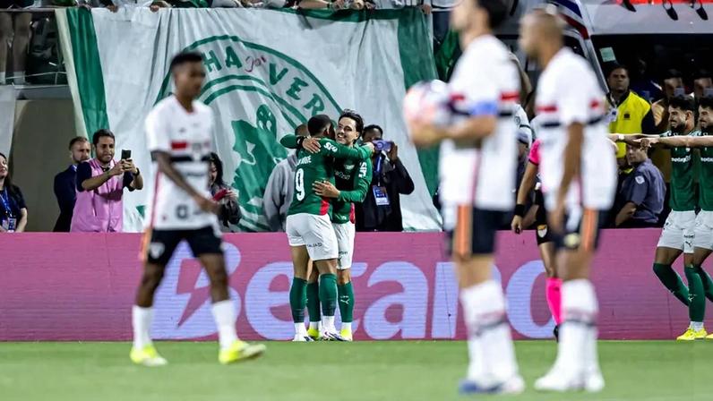 Maurício abriu o placar em Palmeiras x São Paulo (Foto: JHONY INACIO/AGENCIA ENQUADRAR)