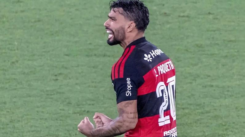 Paquetá comemora pênalti convertido na final entre Fluminense e Flamengo (Foto: Maga Jr/Agência F8/Gazeta Press)