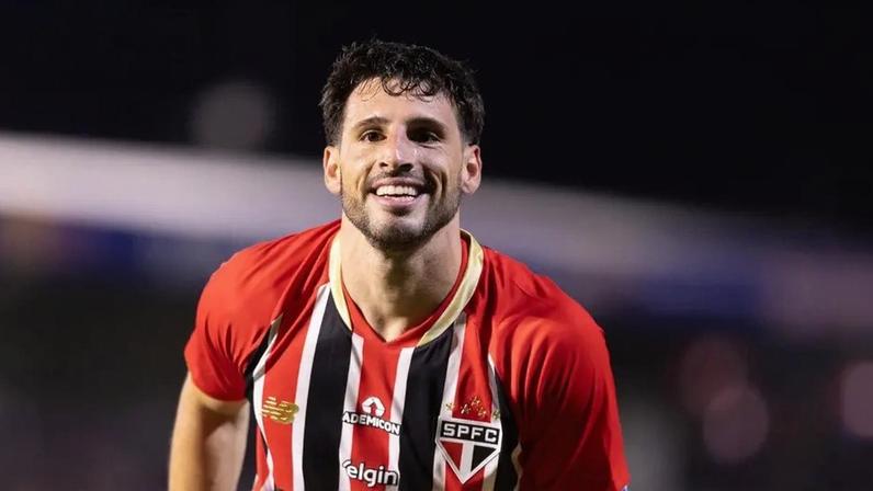 Calleri, atacante do São Paulo (Foto: Arthur Mathias/Mochila Press/Gazeta Press)