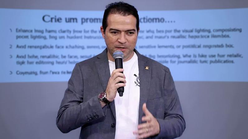 Marcelo Paz, executivo de futebol do Corinthians (Foto: Leco Viana/Thenews2/Gazeta Press)