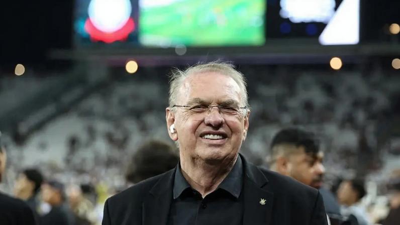 Osmar Stabile, presidente do Corinthians (Foto: Peter Leone/O Fotografico/Gazeta Press)