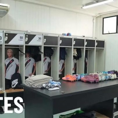 Vasco reforma vestiário do CT Moacyr Barbosa