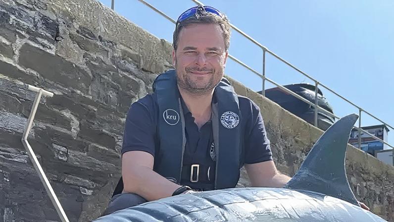 Dan Jarvis from BDMLR said people should not try to push stranded animals back into the water