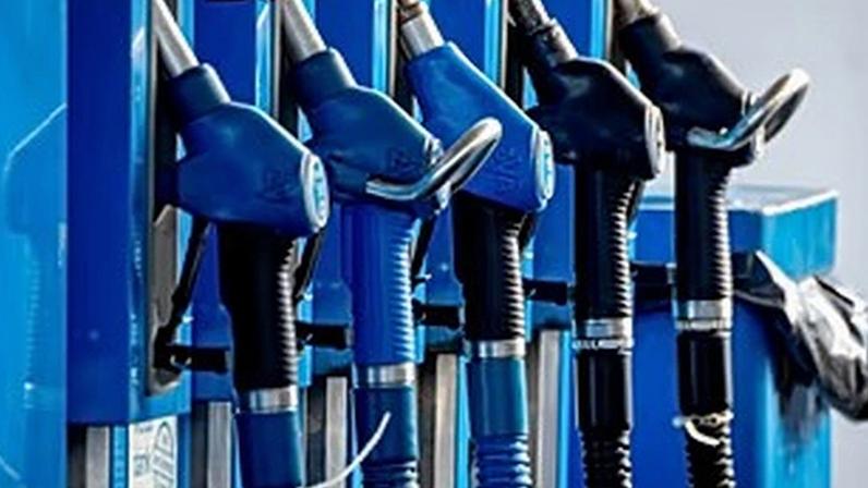 Taps are photographed at a gas station in Frankfurt, Germany, Wednesday, Oct. 5, 2022.