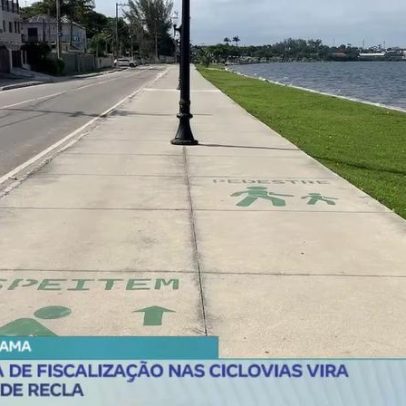 Moradores de Araruama reclamam da falta de fiscalização em ciclovias