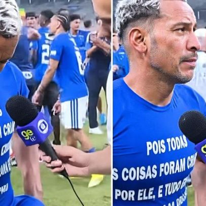 Jogador do Cruzeiro relata cura da depressão e alegria
