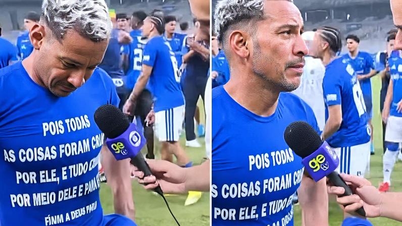 Jogador do Cruzeiro relata cura da depressão e alegria