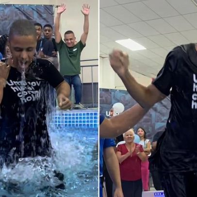 Autista emociona igreja ao celebrar batismo e falar de inclusão